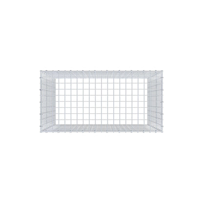 Fourche rapportée type 3 100 cm x 100 cm x 50 cm (L x H x P), mailles 5 cm x 5 cm, anneau C