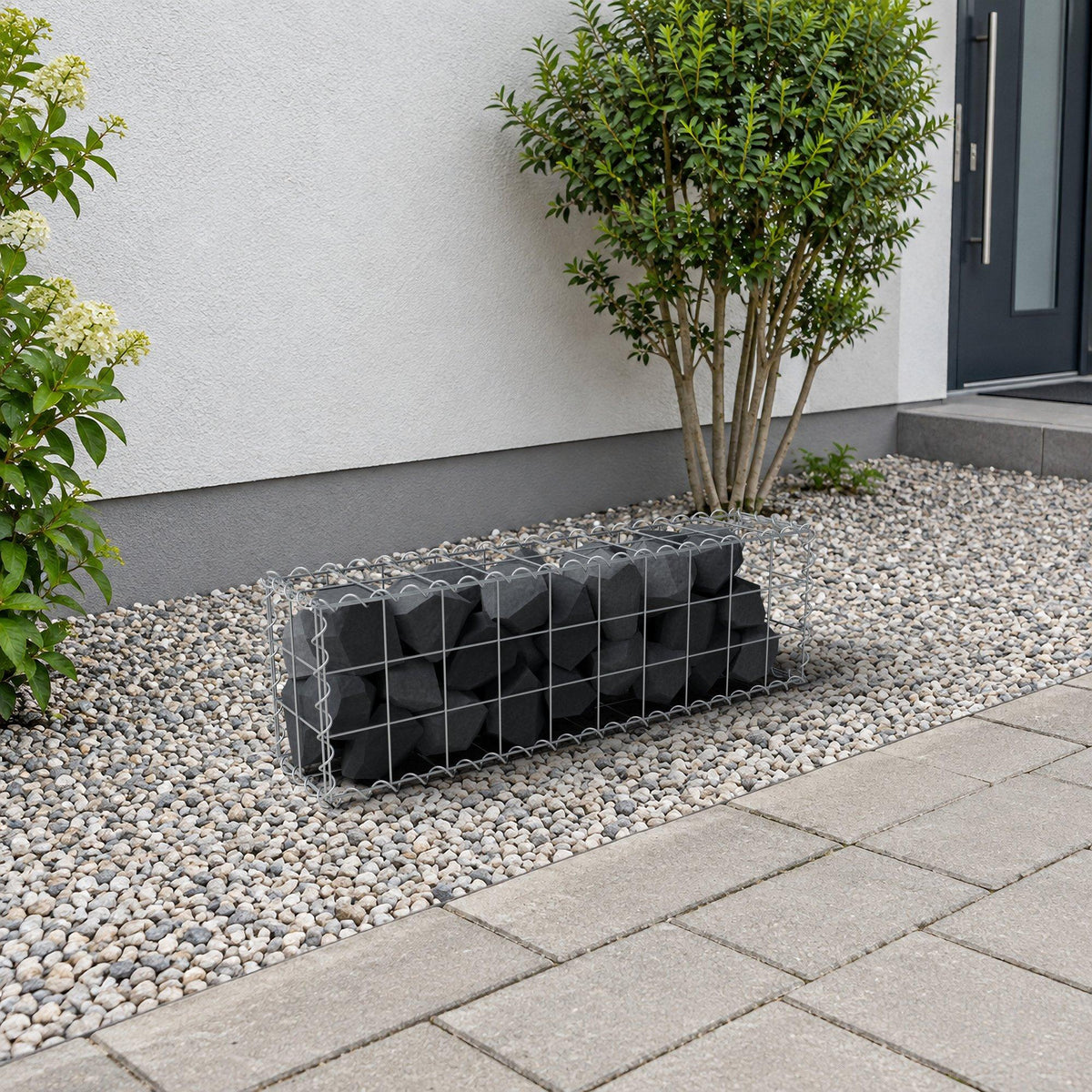 Gabion 100 cm x 30 cm x 20 cm (L x H x P), mailles 10 cm x 10 cm, spirale