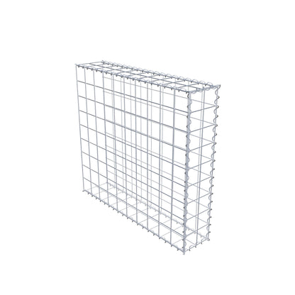 Gabion rapporté type 2 100 cm x 90 cm x 20 cm (L x H x P), mailles 10 cm x 10 cm, spirale