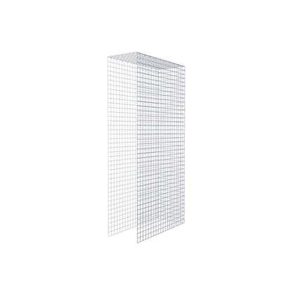 Fourche rapportée type 4 200 cm x 100 cm x 40 cm (L x H x P), mailles 5 cm x 5 cm, anneau C