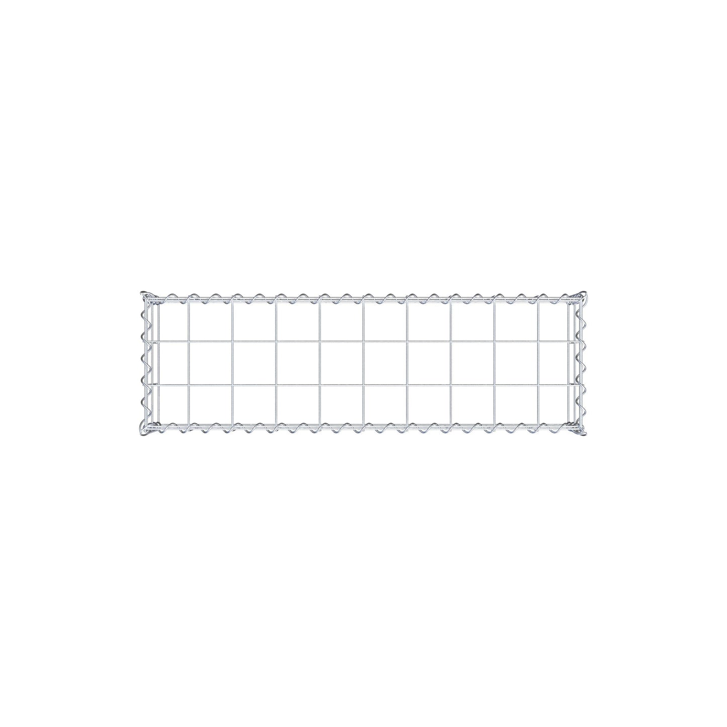 Gabbione aggiuntivo tipo 3 100 cm x 20 cm x 30 cm (L x A x P), maglia 10 cm x 10 cm, spirale