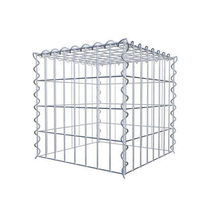 Anbaugabione Typ 3 40 cm x 40 cm x 40 cm (L x H x T), Maschenweite 5 cm x 10 cm, Spirale