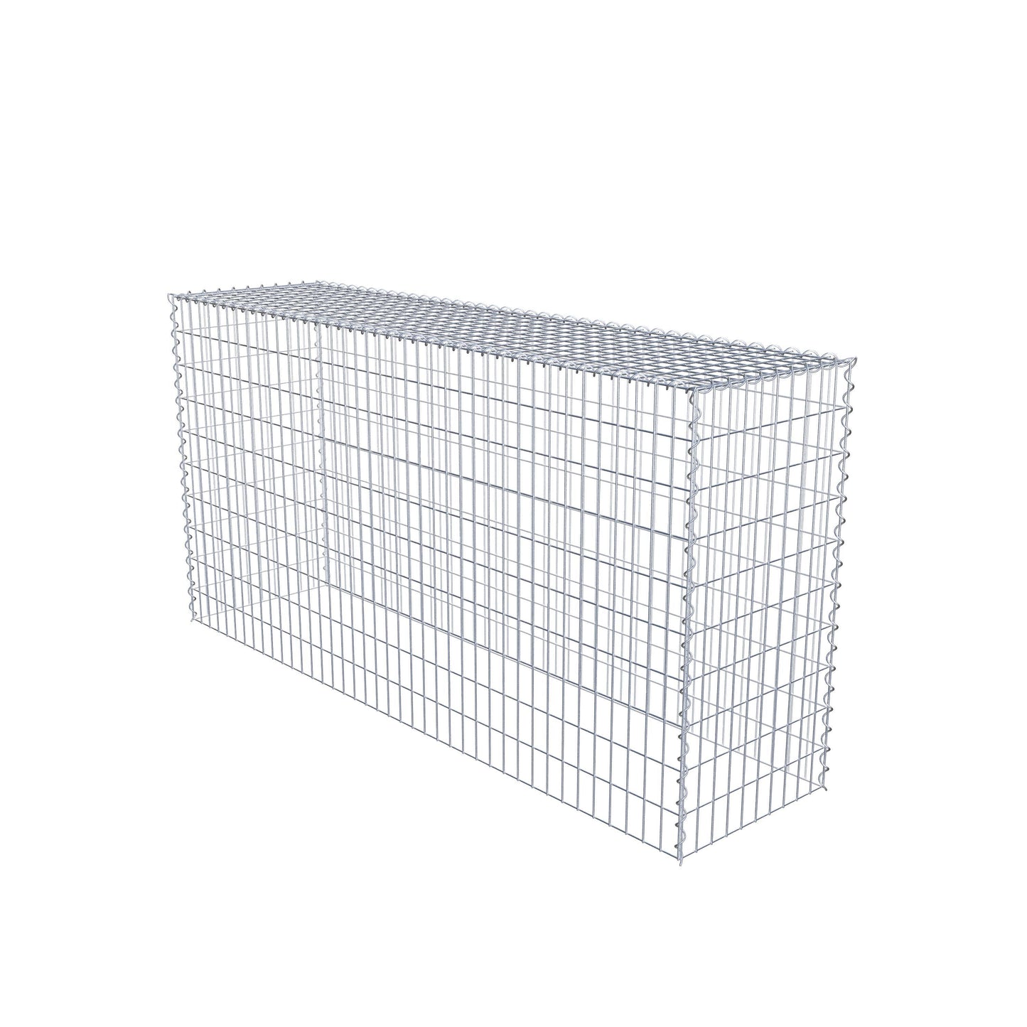 Gavión adicional tipo 3 200 cm x 100 cm x 50 cm (L x A x P), malla 5 cm x 10 cm, en espiral