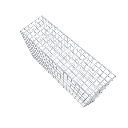 Gabion 100 cm x 60 cm x 30 cm (L x H x P), mailles 5 cm x 10 cm, anneau en C