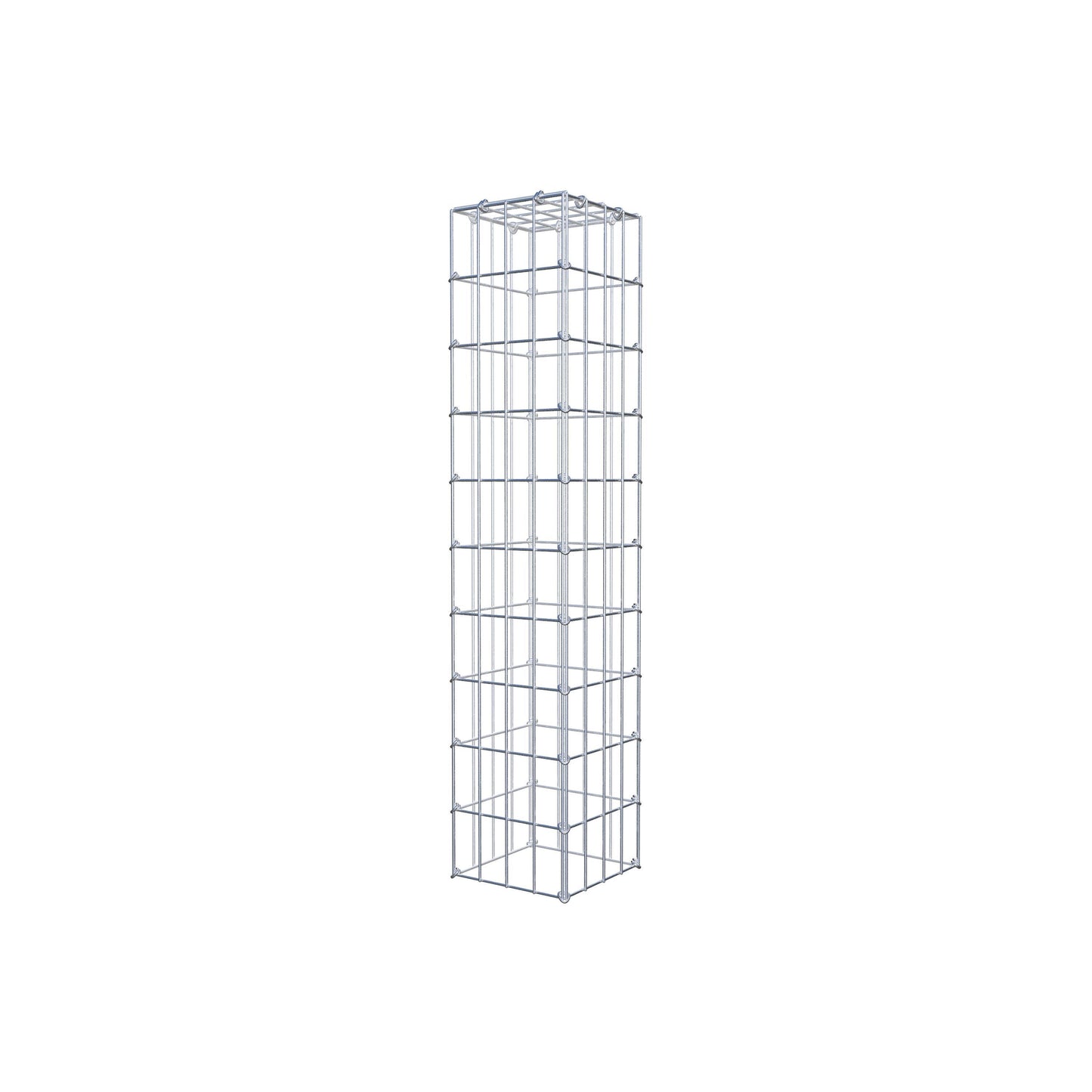 Anbaugabione Typ 3 100 cm x 20 cm x 20 cm (L x H x T), Maschenweite 5 cm x 10 cm, C-Ring