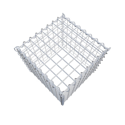 Gabião tipo 3 40 cm x 40 cm x 40 cm (C x A x P), malhagem 5 cm x 5 cm, espiral