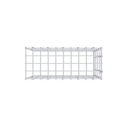 Gabião Tipo 4 50 cm x 40 cm x 20 cm (C x A x P), malhagem 5 cm x 10 cm, anel C