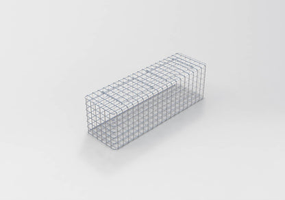 Gabion varmgalvaniseret 102 cm x 32 cm x 32 cm, maskestørrelse 5 cm x 5 cm, fuldsvejset