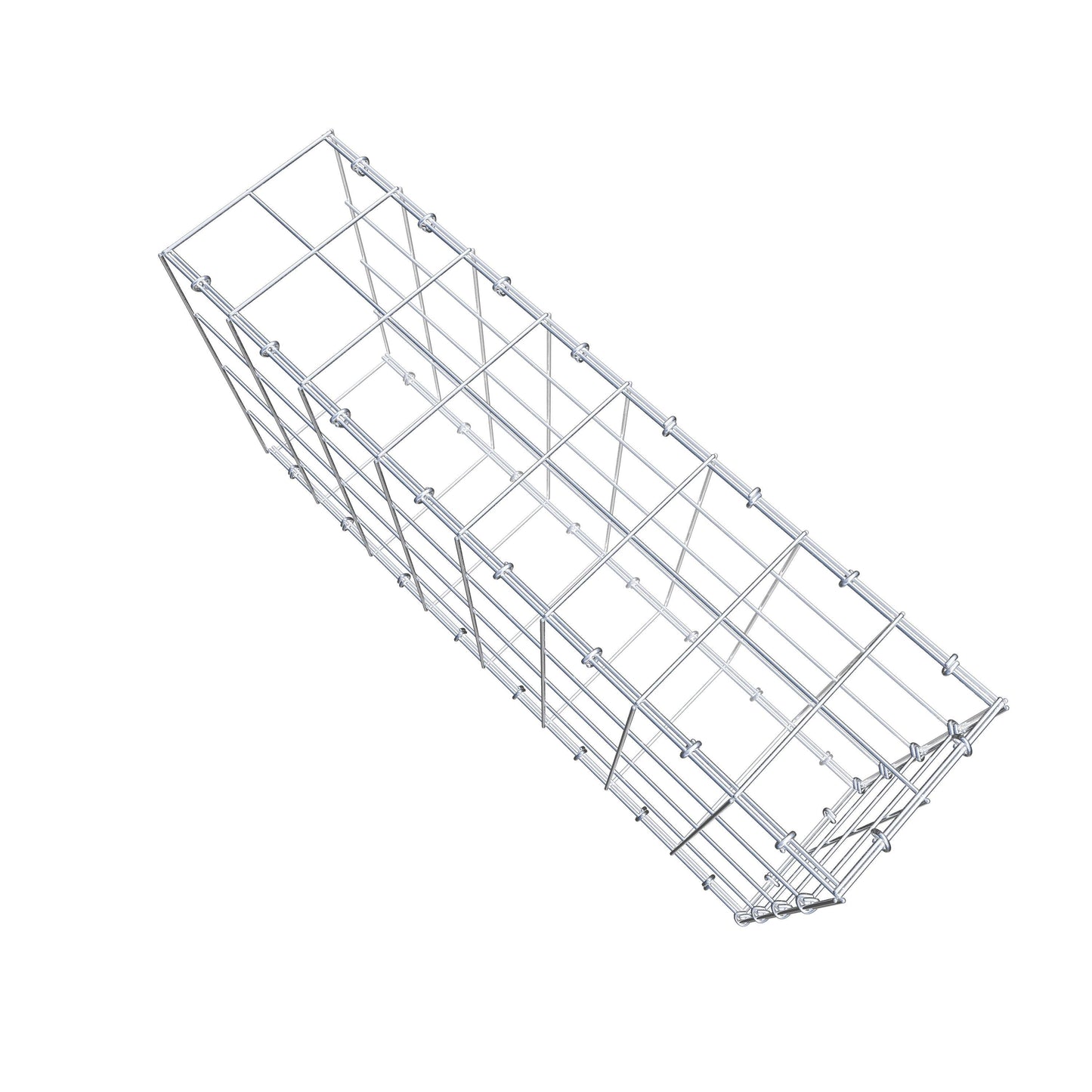 Fourche rapportée type 2 80 cm x 40 cm x 20 cm (L x H x P), mailles 10 cm x 10 cm, anneau C