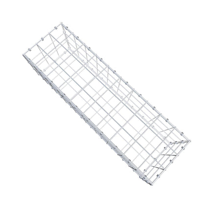 Gabião 100 cm x 30 cm x 30 cm (C x A x P), malhagem 10 x 10 cm, anel espiral