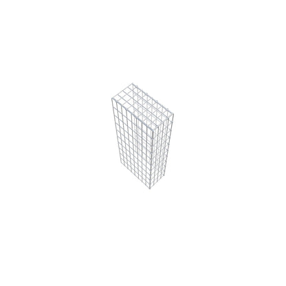 Gabião Tipo 4 100 cm x 40 cm x 20 cm (C x A x P), malhagem 5 cm x 10 cm, anel C