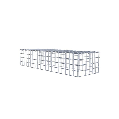 Gabião Tipo 4 100 cm x 20 cm x 30 cm (C x A x P), malhagem 5 cm x 5 cm, anel C