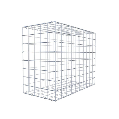 Gabbione 100 cm x 80 cm x 50 cm (L x H x P), maglia 10 cm x 10 cm, anello a C
