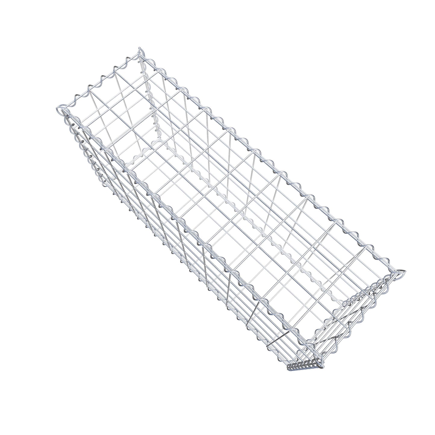 Set di 2 gabbioni 100 cm x 50 cm x 30 cm (L x A x P), maglia 10 x 10 cm, spirale