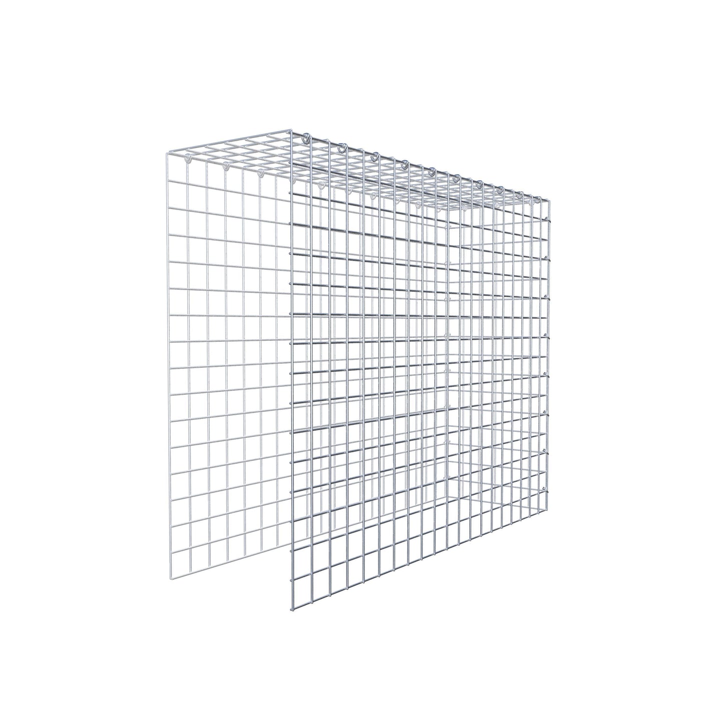 Gabião Tipo 4 100 cm x 80 cm x 30 cm (C x A x P), malhagem 5 cm x 5 cm, anel C