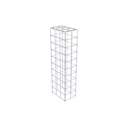 Gabião Tipo 3 100 cm x 30 cm x 20 cm (C x A x P), malhagem 10 cm x 10 cm, anel C