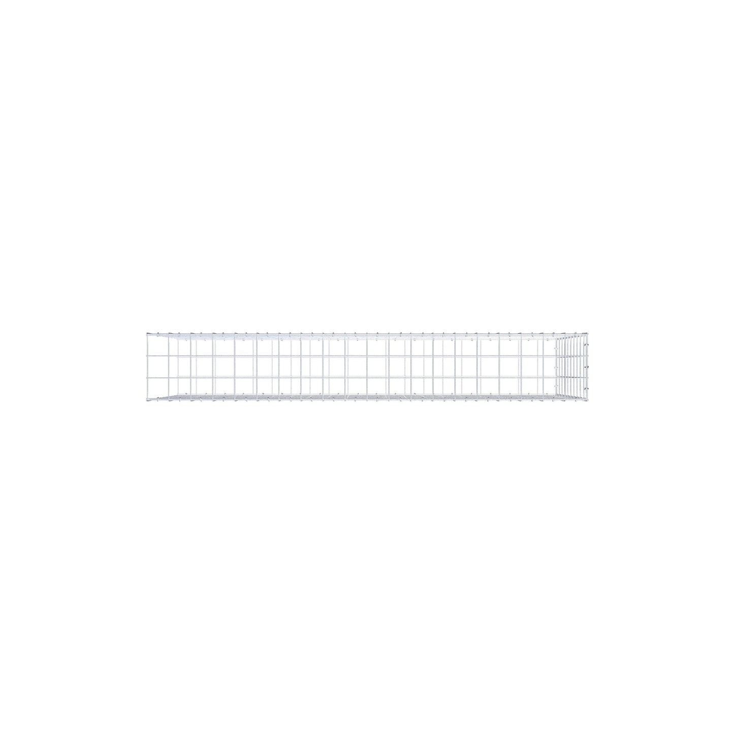 Fourche rapportée type 2 200 cm x 100 cm x 30 cm (L x H x P), maille 10 cm x 10 cm, anneau en C