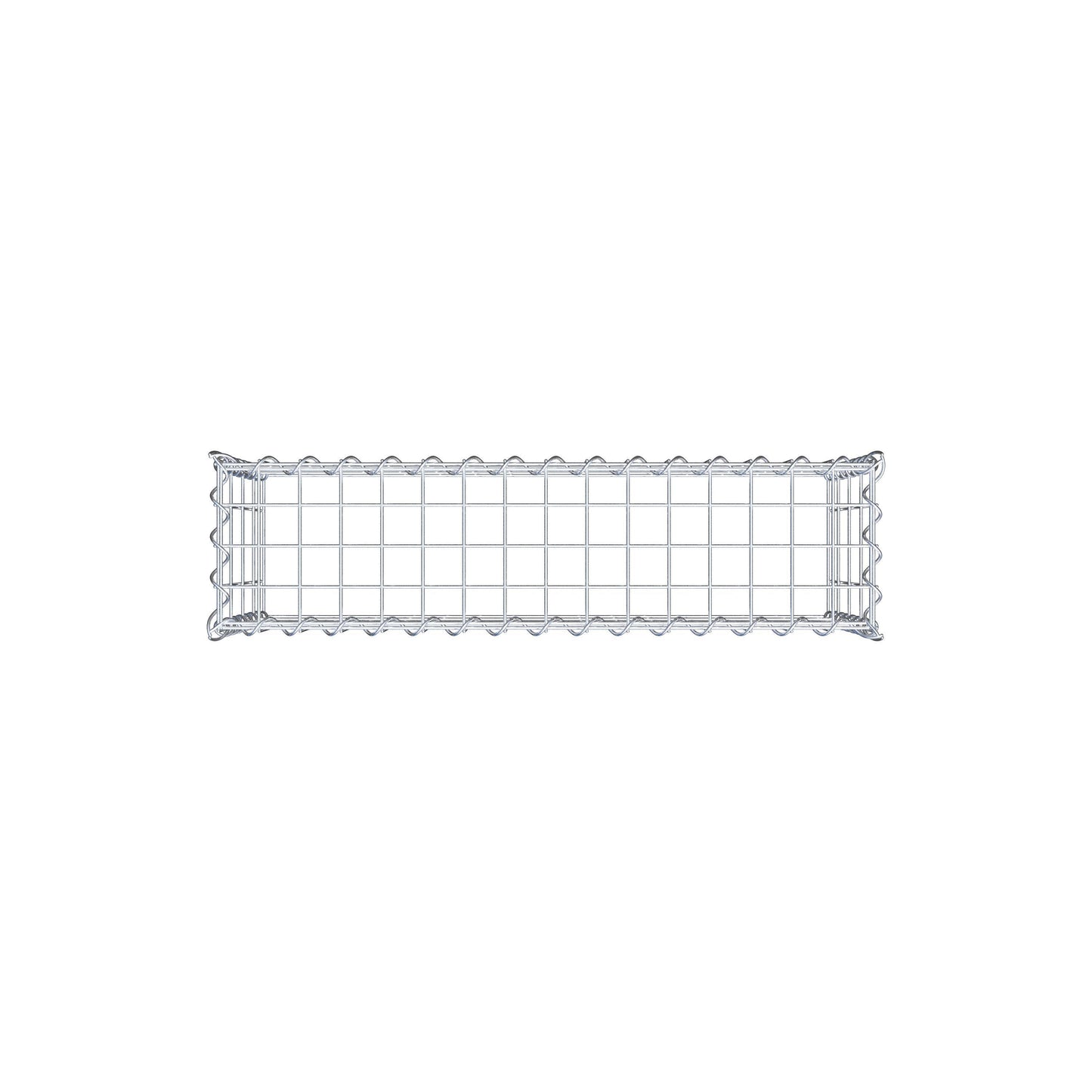Gabião Tipo 3 80 cm x 40 cm x 20 cm (C x A x P), malhagem 5 cm x 10 cm, espiral