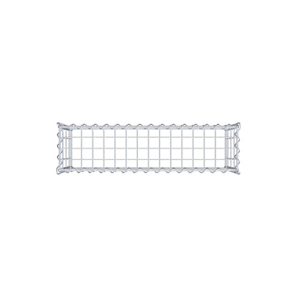 Gabião Tipo 3 80 cm x 40 cm x 20 cm (C x A x P), malhagem 5 cm x 10 cm, espiral