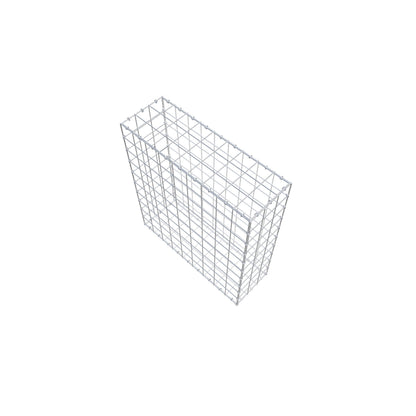 Gabião 100 cm x 90 cm x 30 cm (C x A x P), malhagem 10 cm x 10 cm, anel C