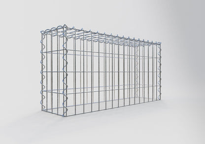 Gabião Tipo 3 80 cm x 40 cm x 20 cm (C x A x P), malhagem 5 cm x 10 cm, espiral