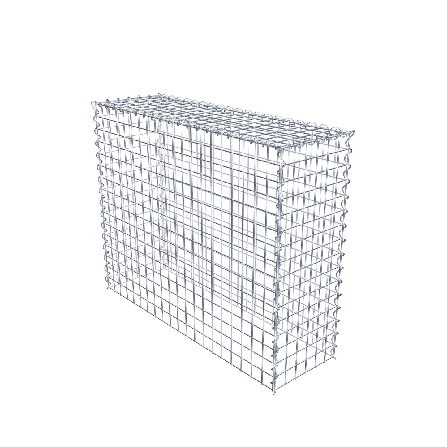 Grown-on gabion type 3 100 cm x 80 cm x 30 cm (L x H x D), mesh size 5 cm x 5 cm, spiral