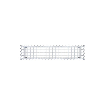 Grown-on gabion type 3 100 cm x 70 cm x 20 cm (L x H x D), mesh size 5 cm x 10 cm, spiral