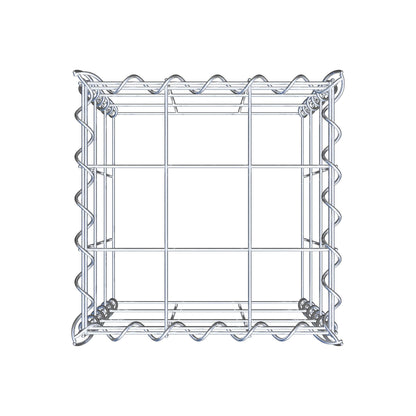 Gabião tipo 3 30 cm x 30 cm x 30 cm (C x A x P), malhagem 10 cm x 10 cm, espiral