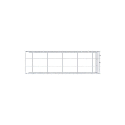 Gabião Tipo 4 100 cm x 40 cm x 30 cm (C x A x P), malhagem 10 cm x 10 cm, anel C