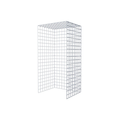 Gabião Tipo 4 100 cm x 40 cm x 50 cm (C x A x P), malhagem 5 cm x 5 cm, anel C