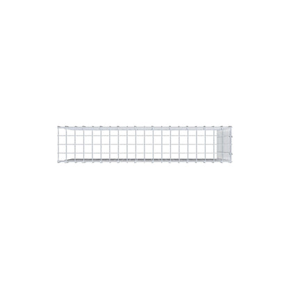 Gavión complementario de tipo 4 100 cm x 60 cm x 20 cm (L x A x P), malla 5 cm x 5 cm, anillo en C