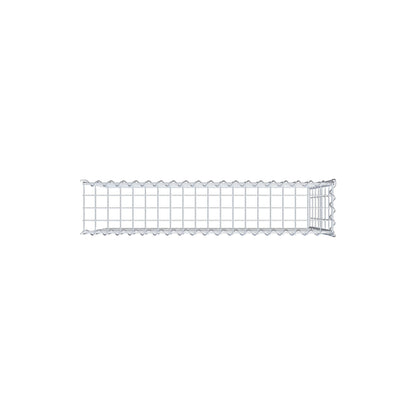 Gabião Tipo 4 100 cm x 70 cm x 20 cm (C x A x P), malhagem 5 cm x 10 cm, espiral