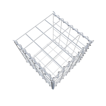 Gavión complementario tipo 2 40 cm x 40 cm x 40 cm (L x A x P), malla 10 cm x 10 cm, espiral