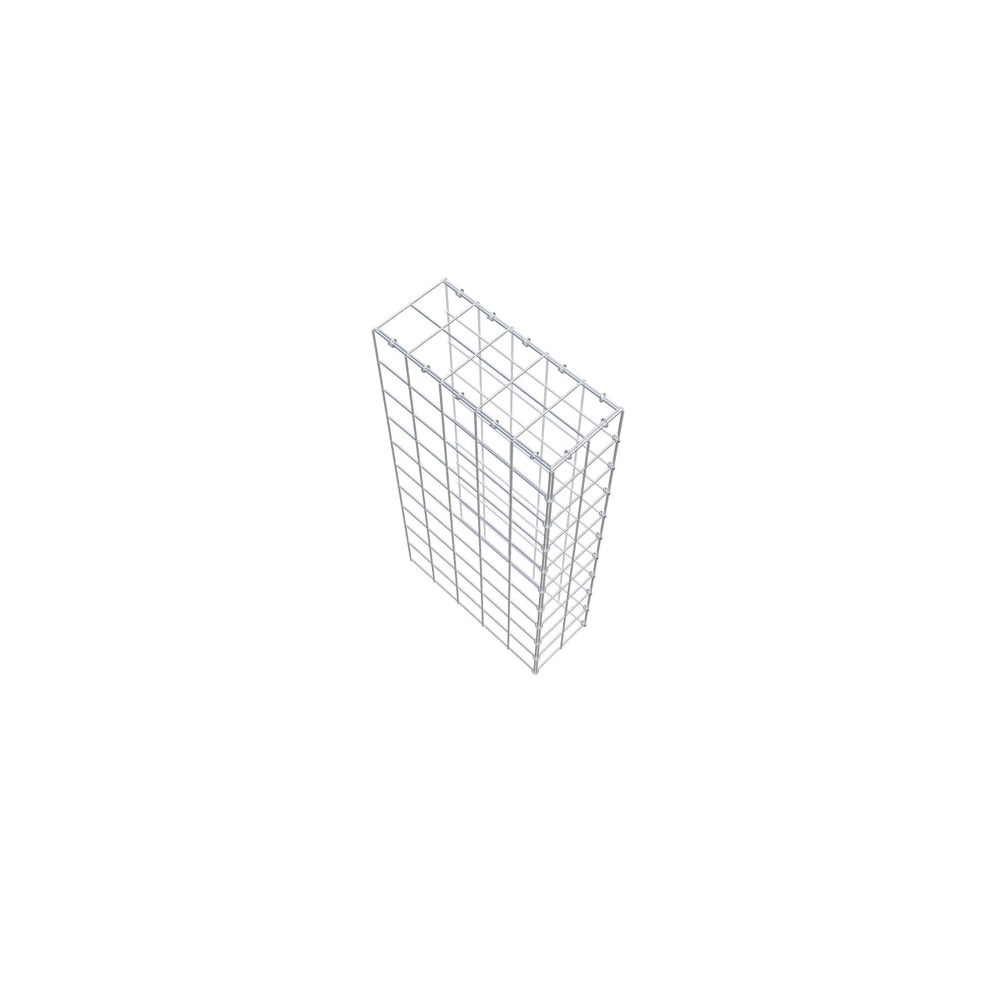 Gabião Tipo 4 100 cm x 50 cm x 20 cm (C x A x P), malhagem 10 cm x 10 cm, anel C