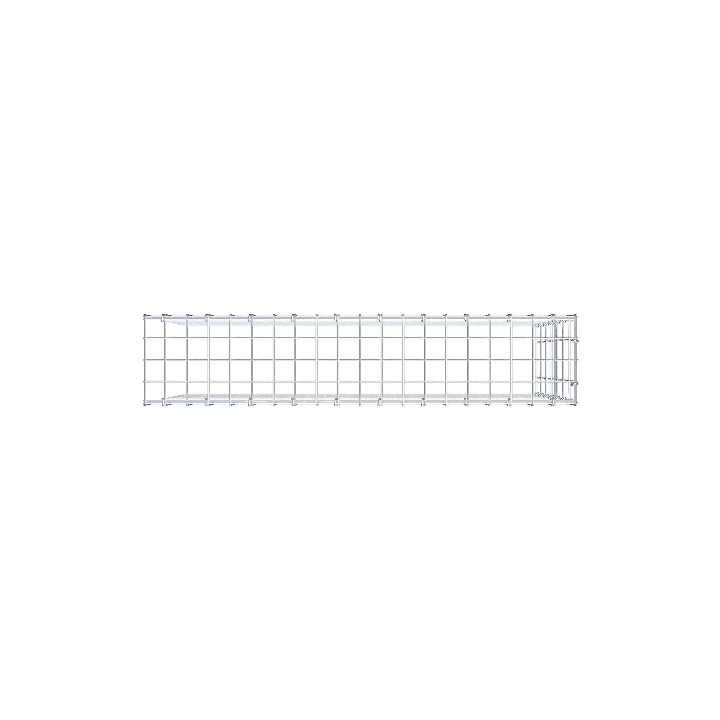 Gavión complementario de tipo 4 100 cm x 70 cm x 20 cm (L x A x P), malla 5 cm x 10 cm, anillo en C