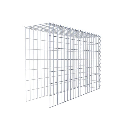 Opvokset gabion type 4 100 cm x 70 cm x 30 cm (L x H x D), maskestørrelse 5 cm x 10 cm, spiral