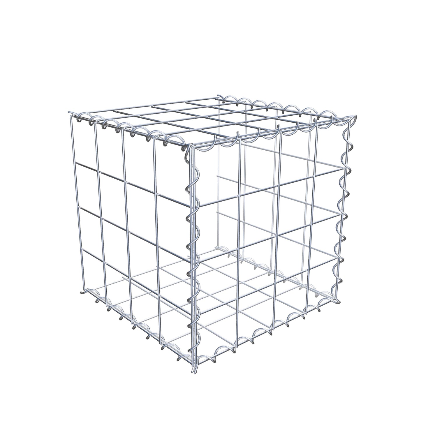 Gavión complementario tipo 2 40 cm x 40 cm x 40 cm (L x A x P), malla 10 cm x 10 cm, espiral