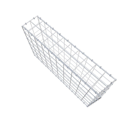 Gabião 100 cm x 60 cm x 20 cm (C x A x P), malhagem 10 x 10 cm, anel espiral