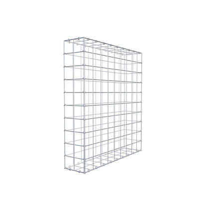 Gavión 100 cm x 90 cm x 20 cm (L x A x P), malla 10 cm x 10 cm, anillo en C