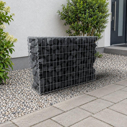 Gabbione 100 cm x 70 cm x 30 cm (L x H x P), maglia 5 cm x 10 cm, spirale