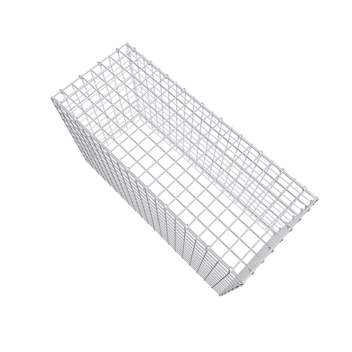Gavión complementario de tipo 3 100 cm x 60 cm x 40 cm (L x A x P), malla 5 cm x 5 cm, anillo en C