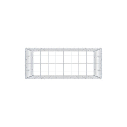 Gabbione aggiuntivo di tipo 3 100 cm x 80 cm x 40 cm (L x H x P), maglia 10 cm x 10 cm, anello a C