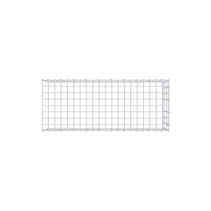 Monteret gabion type 4 100 cm x 30 cm x 40 cm (L x H x D), maskestørrelse 5 cm x 10 cm, C-ring