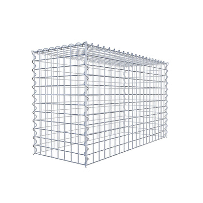 Anbaugabione Typ 3 100 cm x 60 cm x 40 cm (L x H x T), Maschenweite 5 cm x 5 cm, Spirale