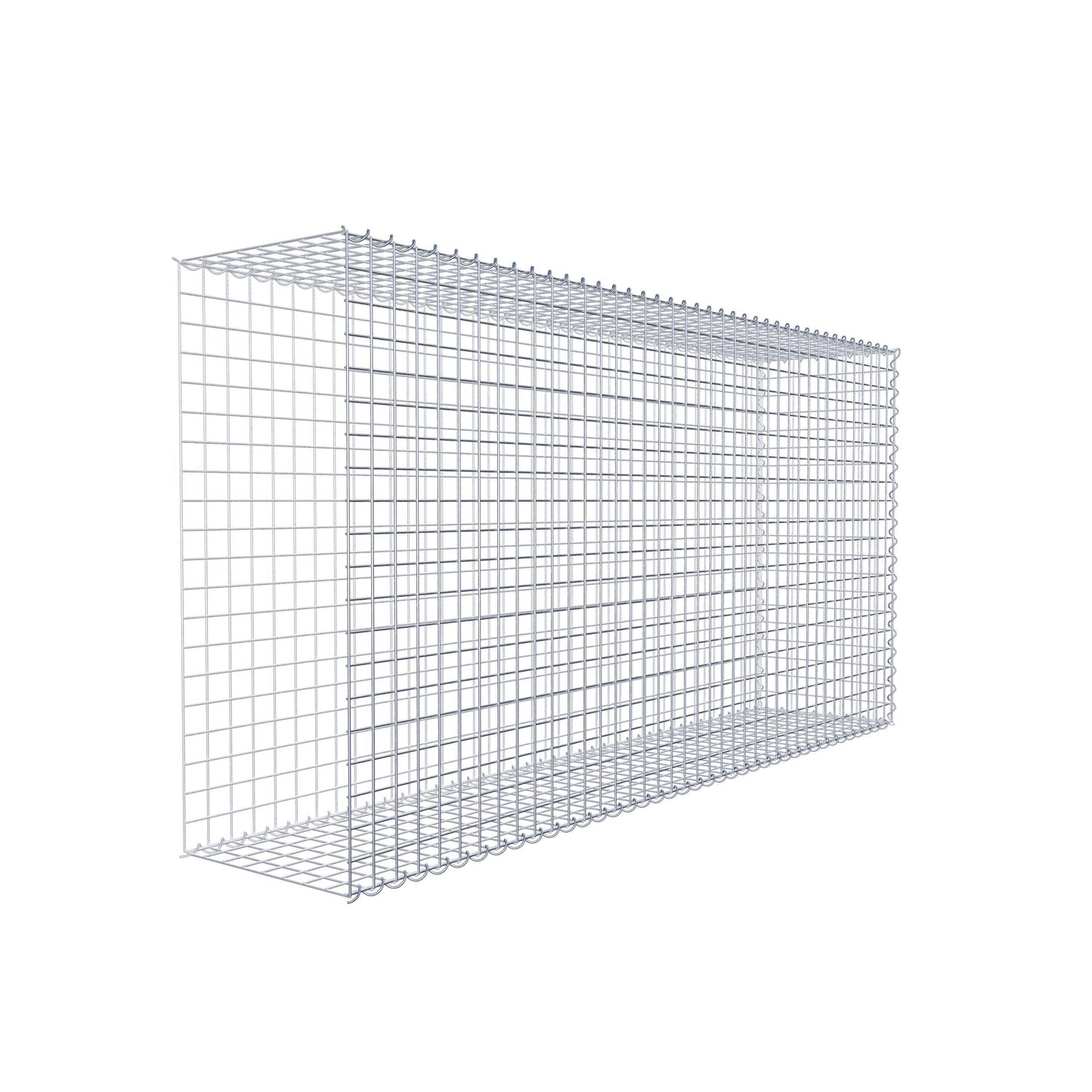 Grown-on gabion type 2 200 cm x 100 cm x 40 cm (L x H x D), mesh size 5 cm x 5 cm, spiral
