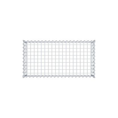 Gabião Tipo 3 100 cm x 30 cm x 50 cm (C x A x P), malhagem 5 cm x 10 cm, espiral