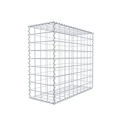 Gabião 100 cm x 90 cm x 40 cm (C x A x P), malhagem 10 cm x 10 cm, espiral