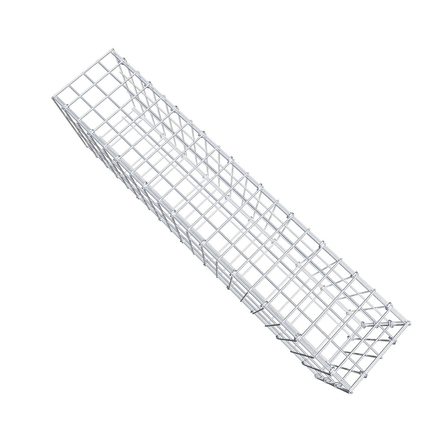 Anbaugabione Typ 2 100 cm x 30 cm x 20 cm, Maschenweite 5 cm x 10 cm, C-Ring