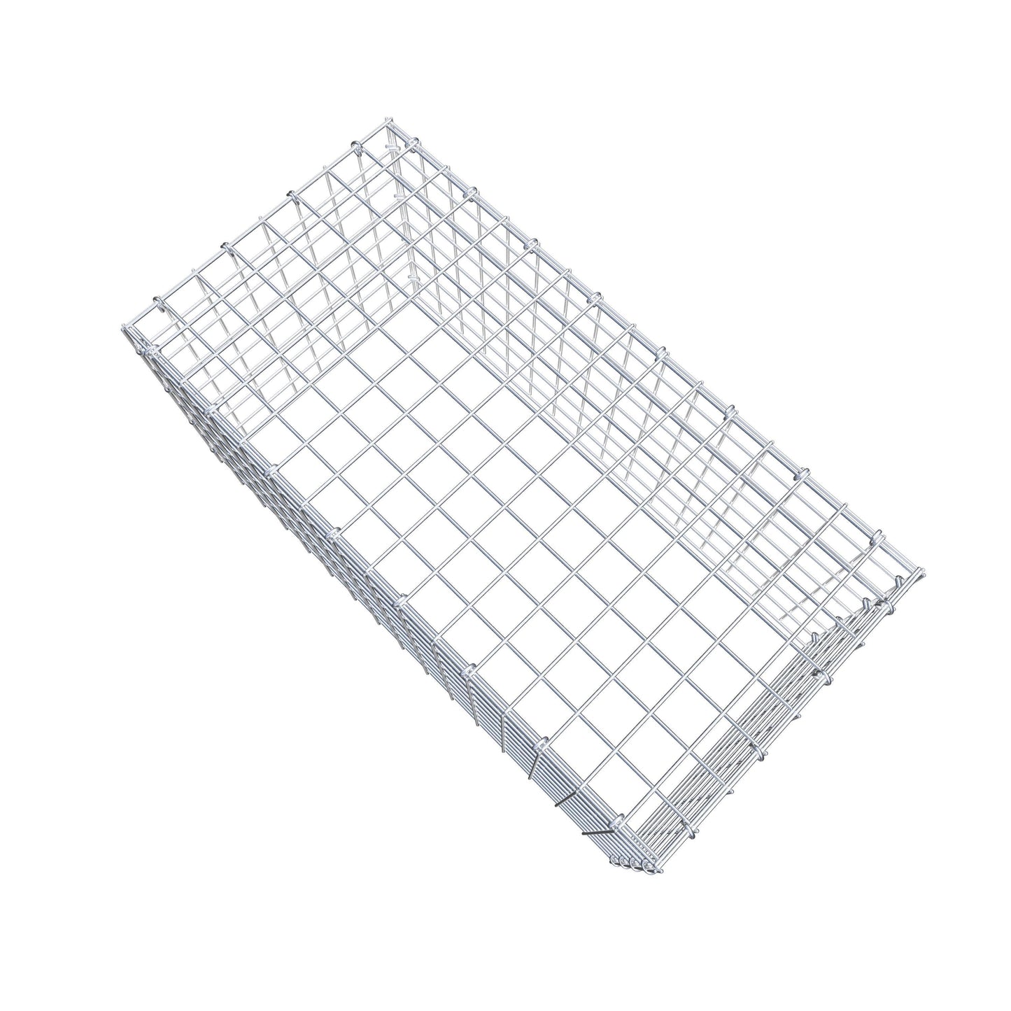 Fourche rapportée type 3 80 cm x 40 cm x 40 cm (L x H x P), mailles 5 cm x 5 cm, anneau C