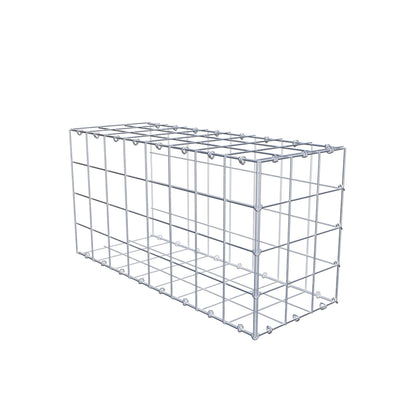 Gabião Tipo 2 80 cm x 40 cm x 30 cm (C x A x P), malhagem 10 cm x 10 cm, anel C